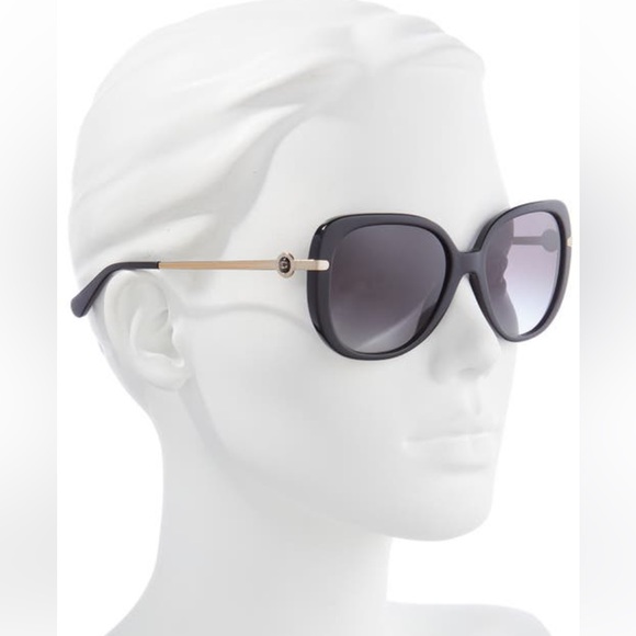 Coach, 55mm Gradient Square Sunglasses, 
AMBER TORTOISE - Picture 6 of 10